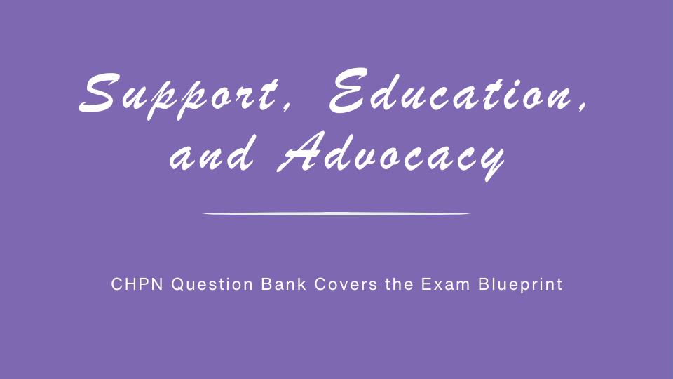 Support, Education, and Advocacy